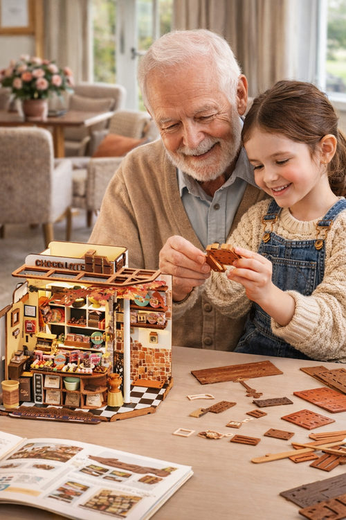 Chocolaterie 3D avec LED